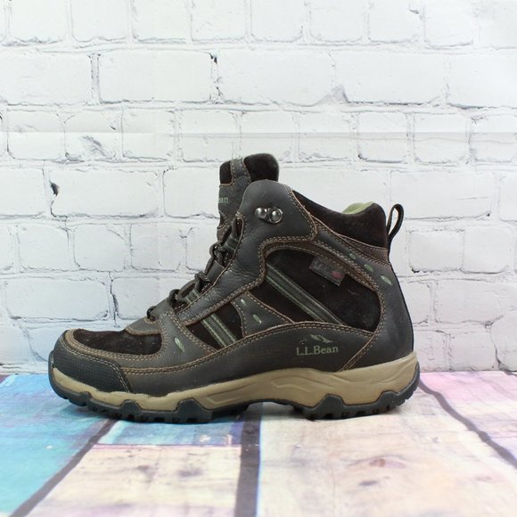 L.L. Bean Other - LL BEAN Brown Leather Mesh Trail Model 4 Waterproof Hiking Boots 7.5 M